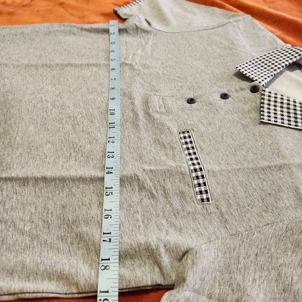 Dingshite Polo Shirt For Men Size Small Gray Color.  New - Picture 6 of 14